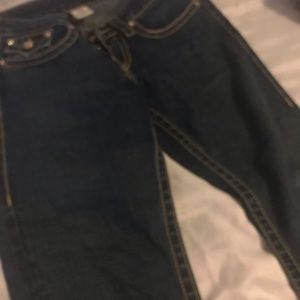 True Religion jeweled button jeans